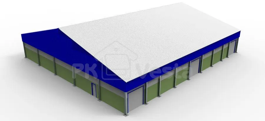 ПК «Веста» объявляет о заказе быстровозводимого склада/производства для хранения и выращивания грибов в г. Тула, Россия