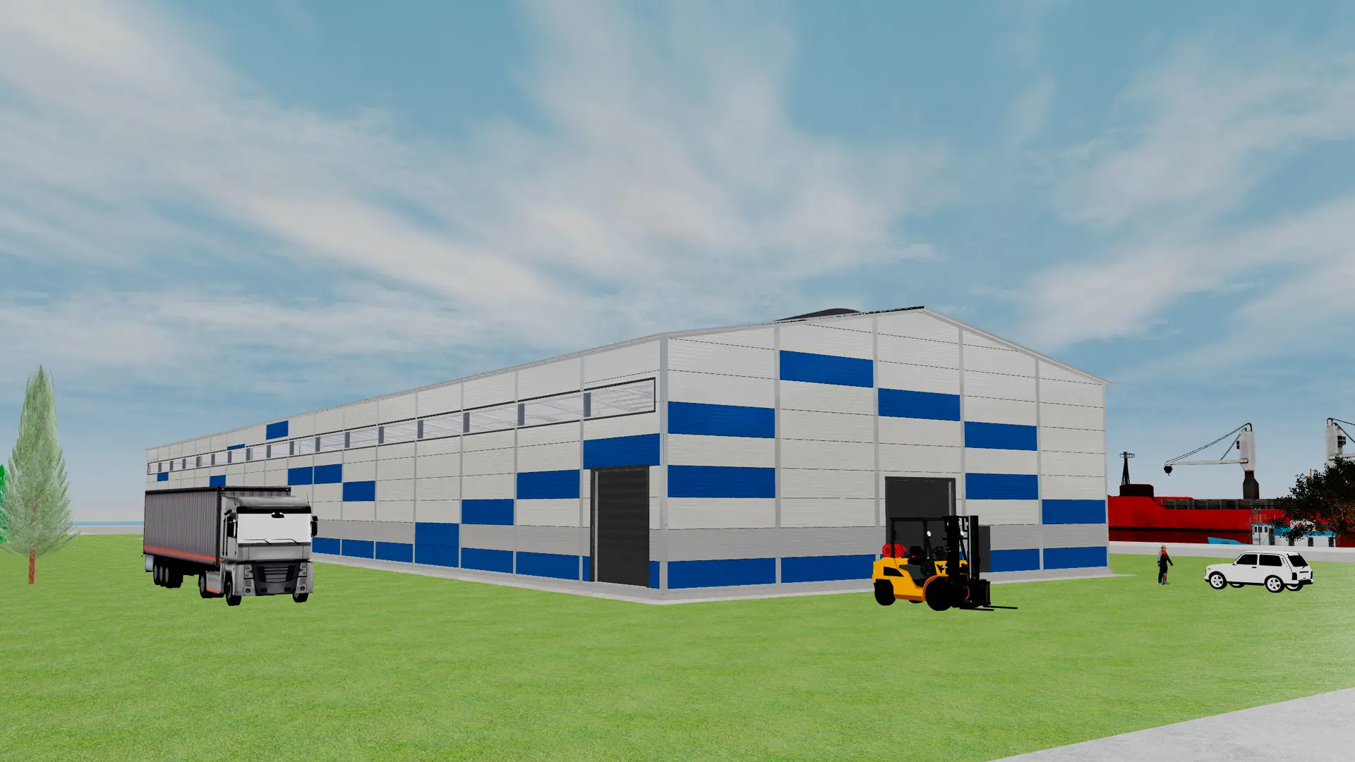 Завод ПК Веста объявляет о заказе быстровозводимого цеха 28Ш х 102Д х 7.2В по изготовлению сэндвич панелей в с. Кущевская, Россия