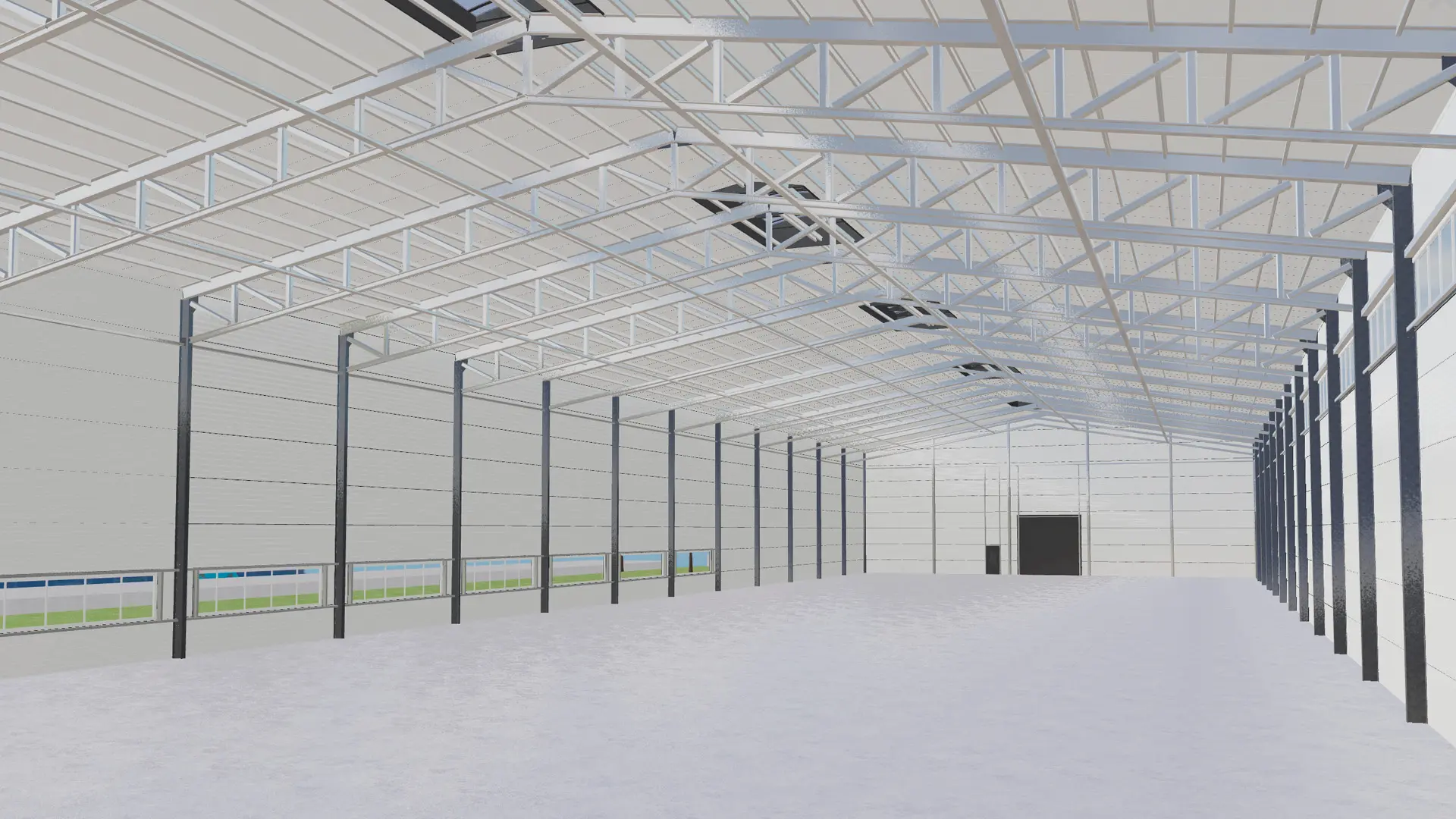 Завод ПК Веста объявляет о заказе быстровозводимого цеха 28Ш х 102Д х 7.2В по изготовлению сэндвич панелей в с. Кущевская, Россия