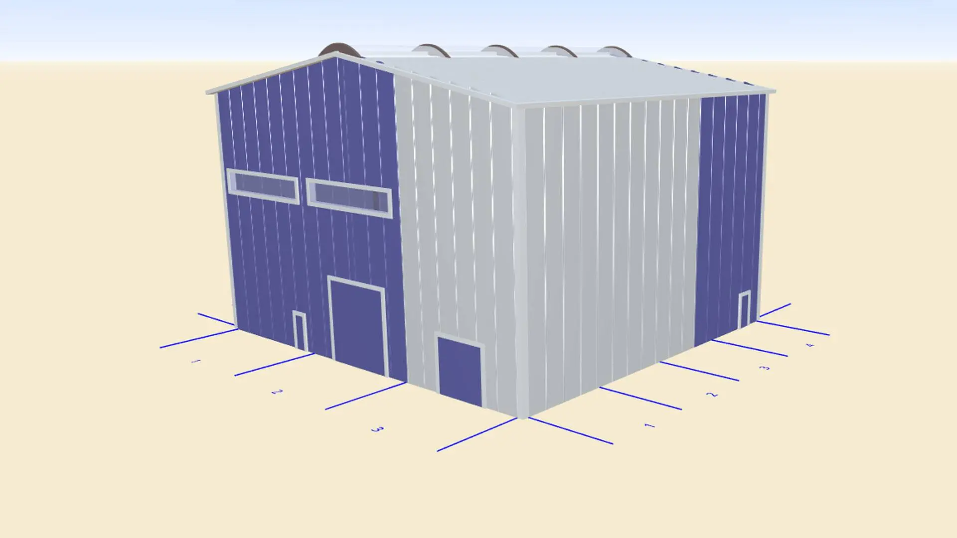 124. Быстровозводимая котельная 22Ш х 20Д х 11В с 3.2т кран балкой в г. Мичуринск, Россия