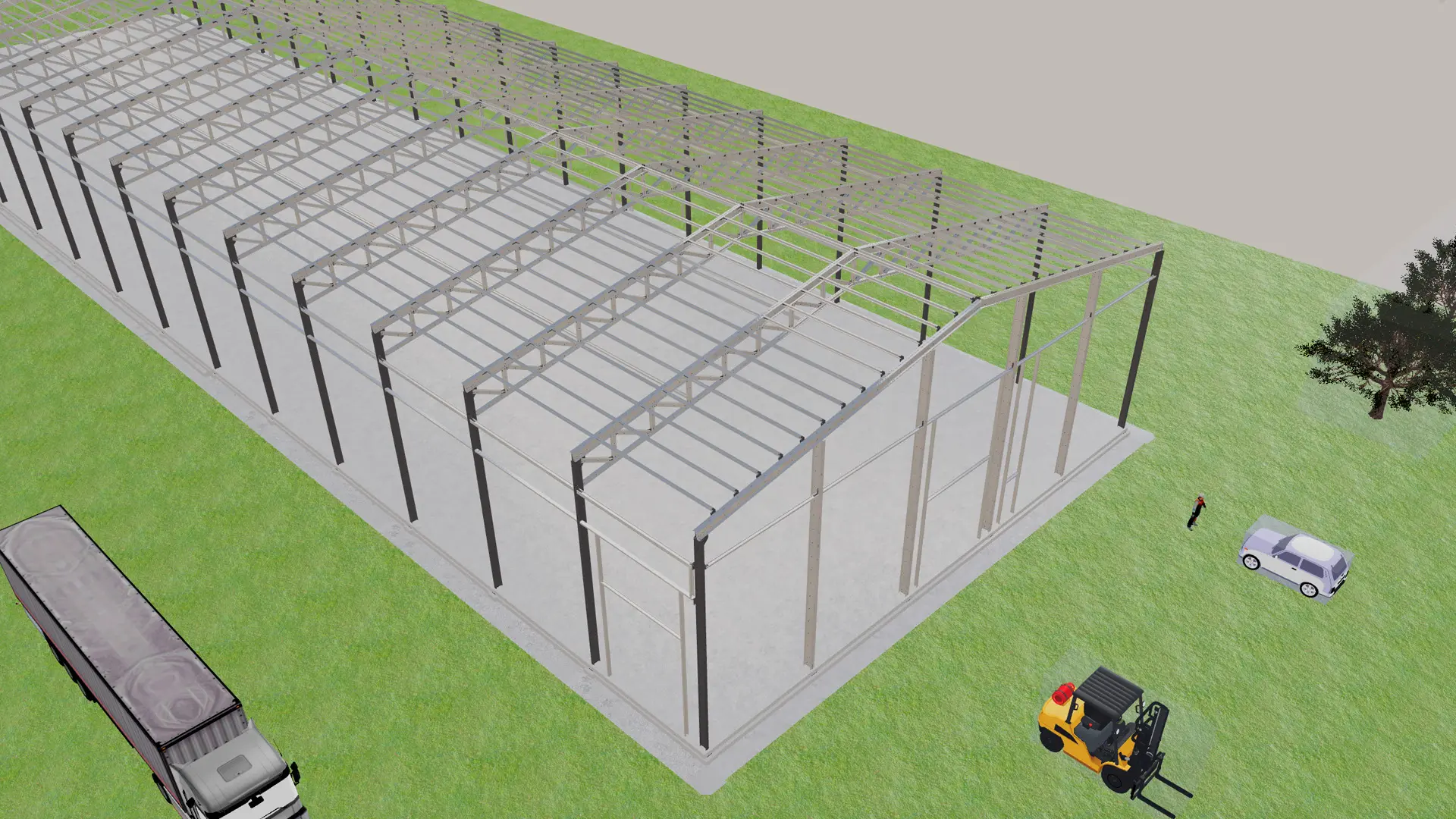 Завод ПК Веста объявляет о заказе быстровозводимого цеха 28Ш х 102Д х 7.2В по изготовлению сэндвич панелей в с. Кущевская, Россия