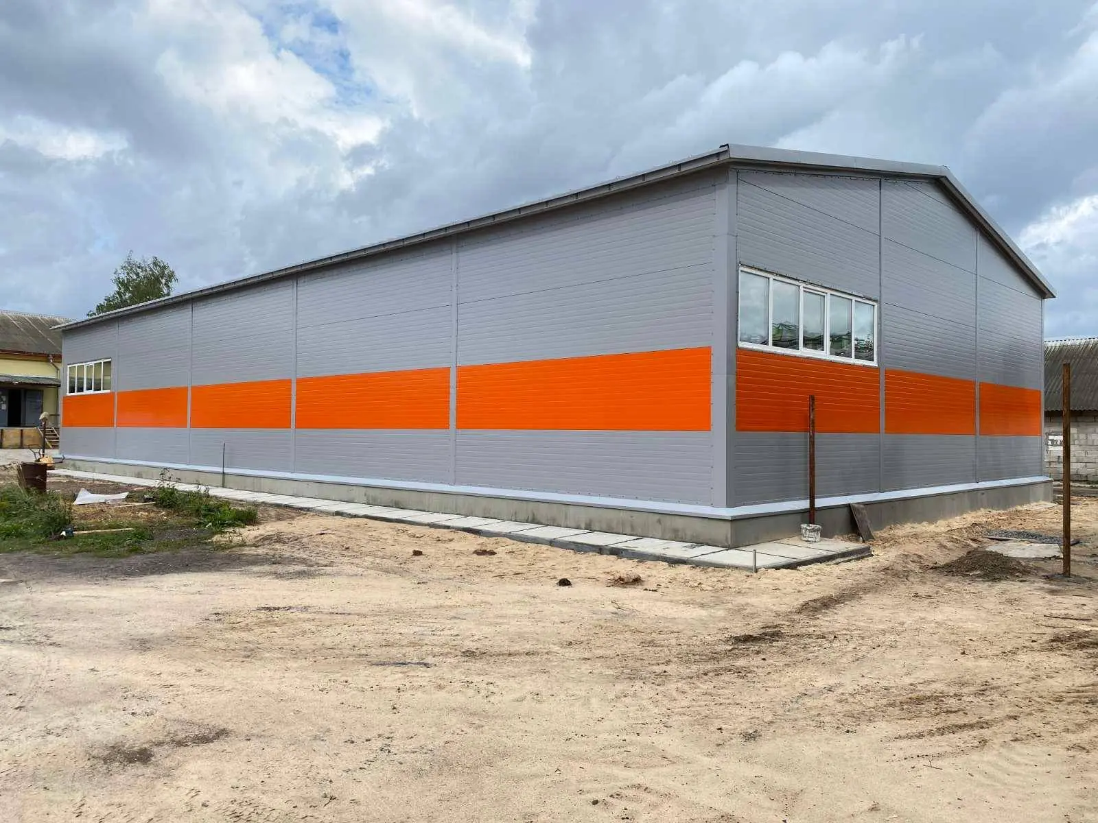 145. Быстровозводимый мебельный цех 15х30х4.2 из ЛСТК в г. Могилев, Белоруссия