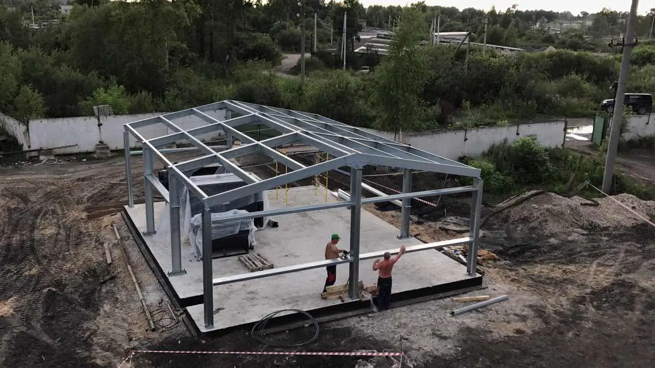 72. Быстровозводимая станция РЖД 12 х 18 х 4 в г. Кострома, Россия