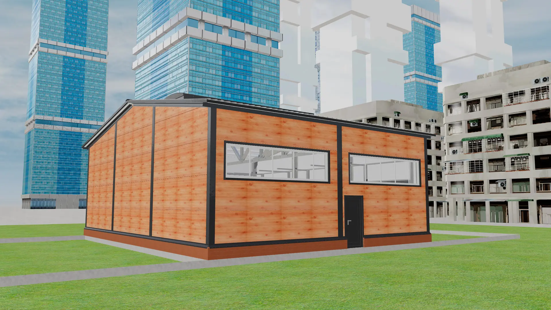 Завод ПК Веста объявляет о заказе быстровозводимого гаража 18Ш х 12Д х 4В из ЛСТК для хранения машин в г. Тула, Россия.