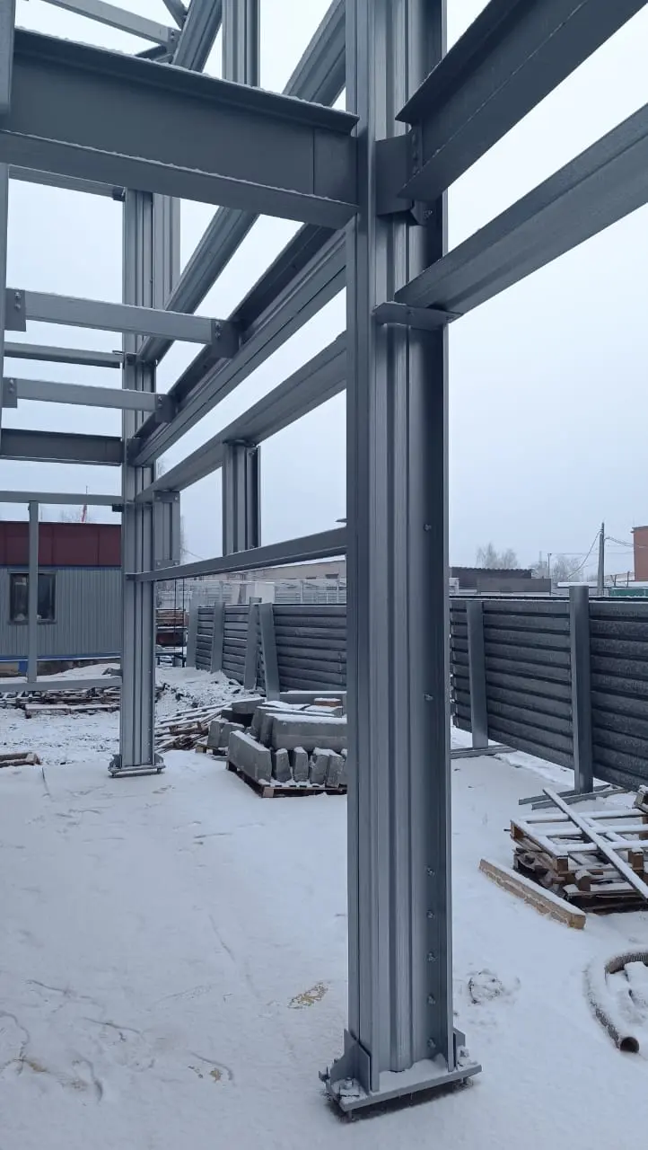 ПК Веста объявляет о заказе быстровозводимой офисной двухэтажной пристройки 8Ш х 24Д х 3/2.6 из ЛСТК к существующему зданию в г. Тула, Россия