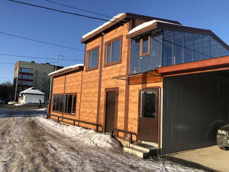 ПК Веста объявляет о вводе в эксплуатацию быстровозводимого магазина/склада 6.6 х 10.8 х 6 в г. Петропавловск Камчатский, Россия