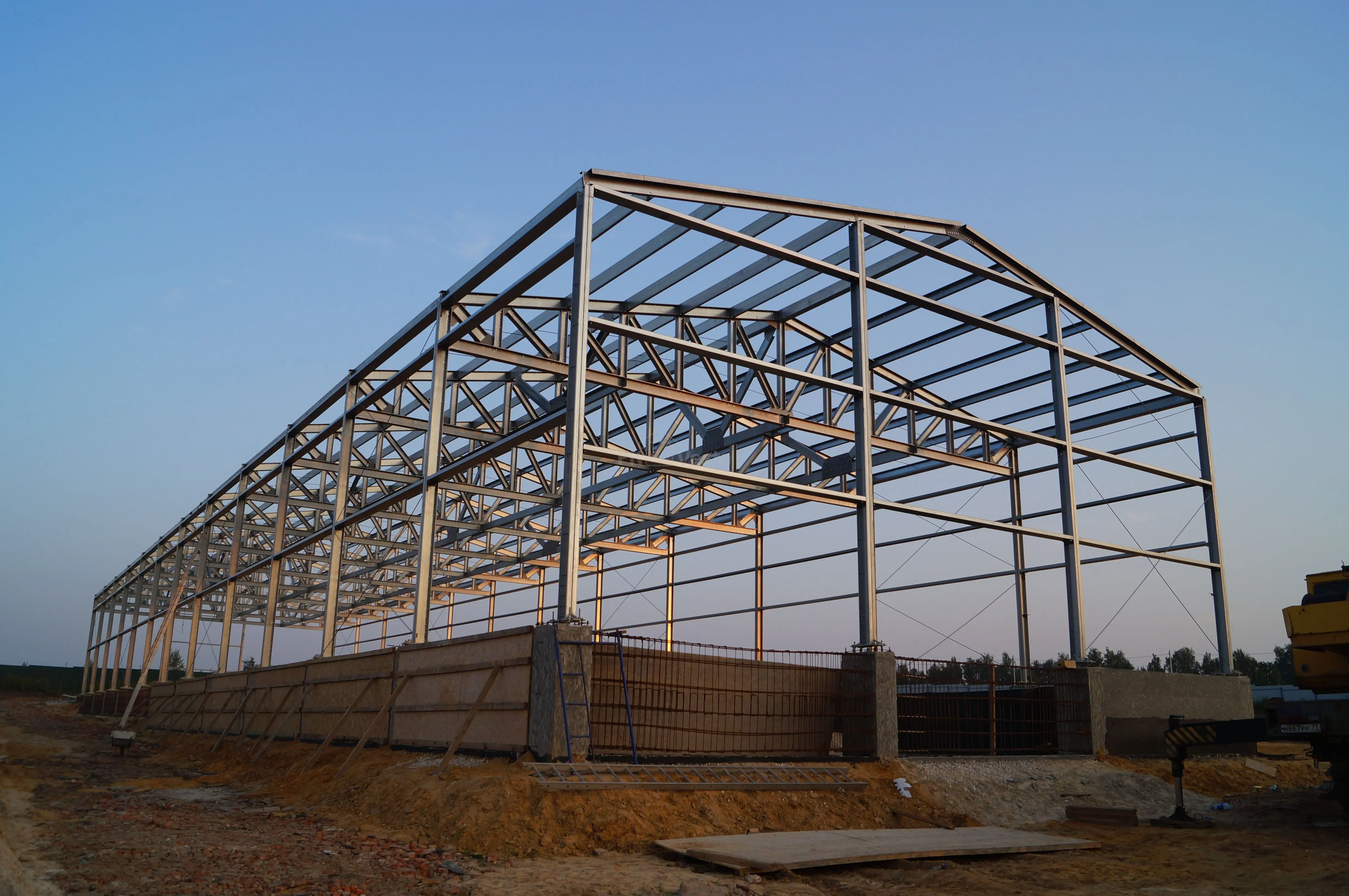 ПК «Веста» объявляет о начале строительства двух быстровозводимых складских производственных комплексов 18 х 72 х 7 в Тульской области, Россия