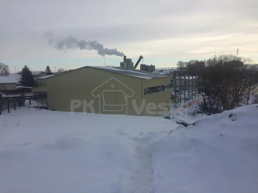 ПК Веста объявляет о завершение монтажа стальных конструкций фармацевтической фабрики в Рязанской обл., Россия