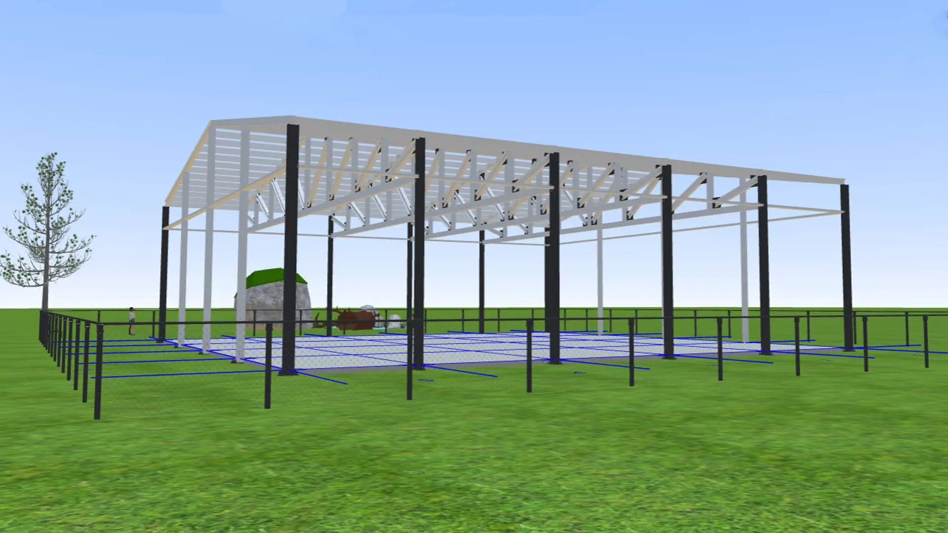 171. Быстровозводимый цех и склад 24х24х6 по изготовлению гофротары в г. Фрязино, Россия