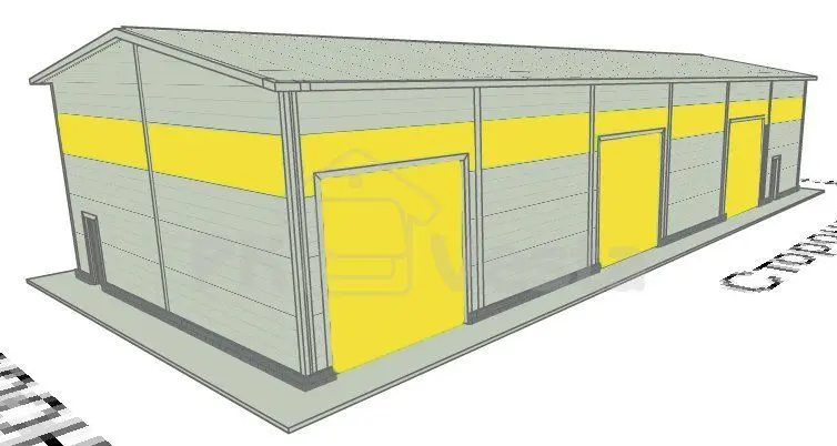 76. Быстровозводимый кузовной цех для ремонта еврофур 12 х 30 х 6 в г. Санкт Петербург, Россия