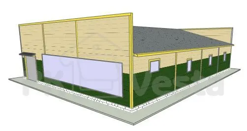 ПК «Веста» объявляет о сдаче в эксплуатацию быстровозводимого здания обувного магазина в г. Узловая, Россия