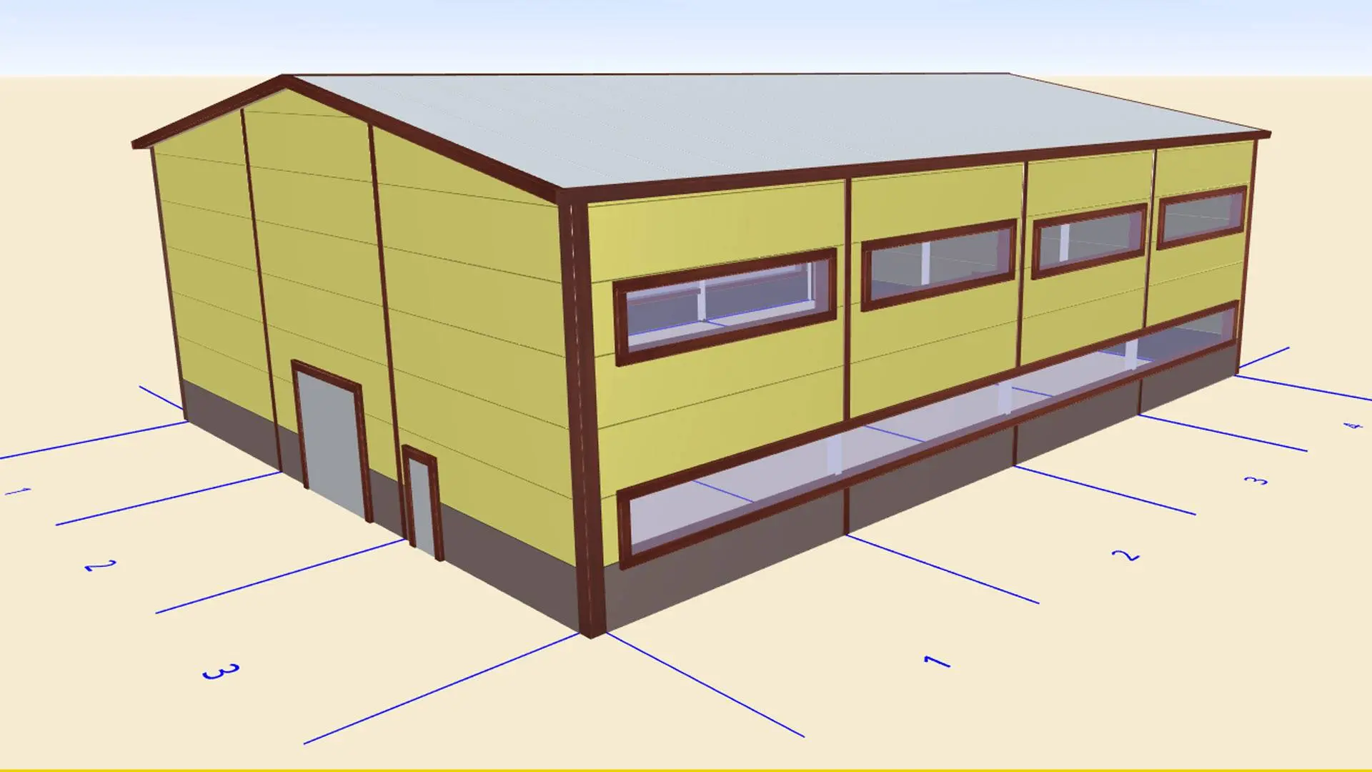 125. Быстровозводимый магазин 18х24х7.2 в г. Ступино,Россия