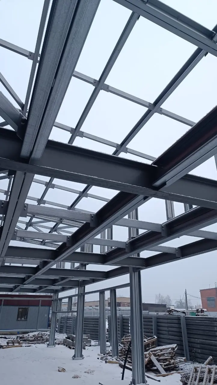 ПК Веста объявляет о заказе быстровозводимой офисной двухэтажной пристройки 8Ш х 24Д х 3/2.6 из ЛСТК к существующему зданию в г. Тула, Россия