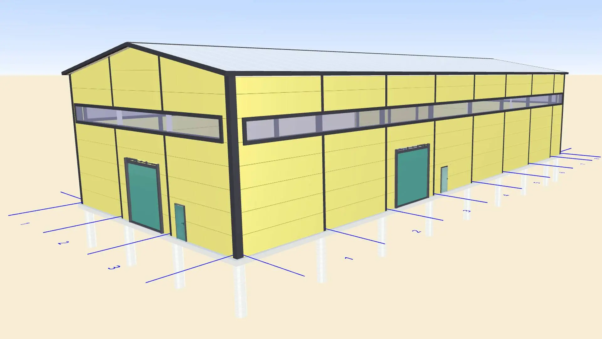 185. Быстровозводимый цех 18Ш х 45Д х 8В с 5т кран балкой по производству технологического оборудования для пищевой отрасли в г. Раменское, МО, Россия 