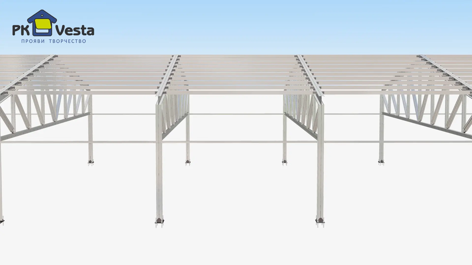 Сообщаем об экспортном заказе быстровозводимой облегченной надстройки 20Ш х 102Д х 1В (2 040кв.м.) из ЛСТК в г. Шымкент, Казахстан