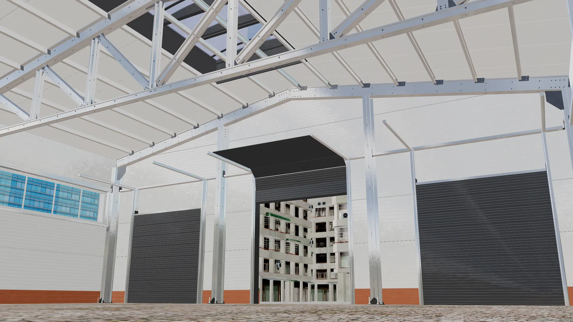 Завод ПК Веста объявляет о заказе быстровозводимого гаража 18Ш х 12Д х 4В из ЛСТК для хранения машин в г. Тула, Россия.