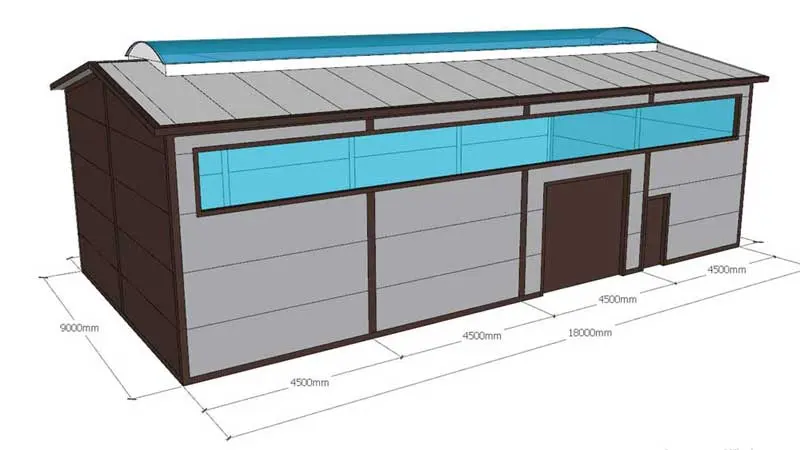 115. Склад для хранения кабельной продукции и электроники 9 х 18 х 5 в г. Шатура, Россия