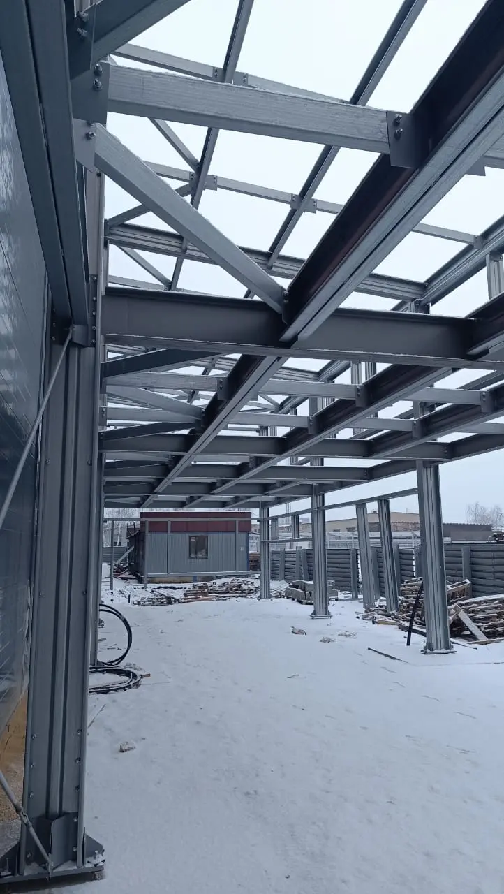 ПК Веста объявляет о заказе быстровозводимой офисной двухэтажной пристройки 8Ш х 24Д х 3/2.6 из ЛСТК к существующему зданию в г. Тула, Россия