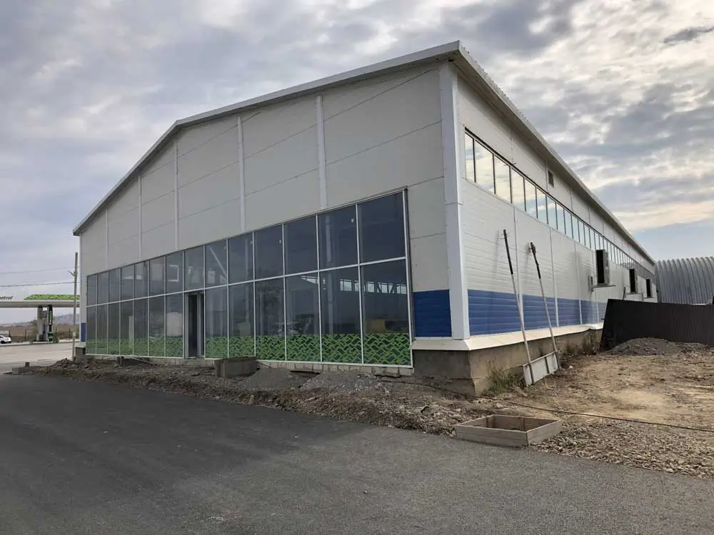 98. Быстровозводимый  универсальный магазин  пошаговой доступности 24 х 63 х 6,4 в г. Дагестанские Огни, Россия